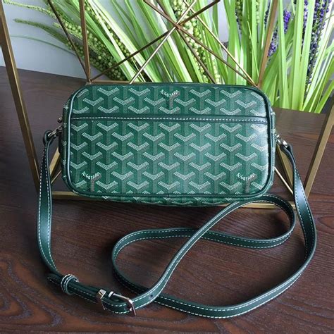 goyard goyardine amacapvert crossbody bag green|Goyard Cap Vert Crossbody Goyardine Green .